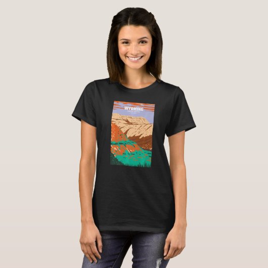 Wyoming Fossil Butte National Monument Adventure C Tシャツ (正面フル)