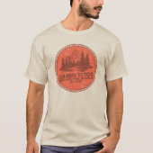 Wyoming National Park Grand Teton Tシャツ (正面)