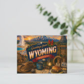 Wyoming Postcard ポストカード (スタンド正面)