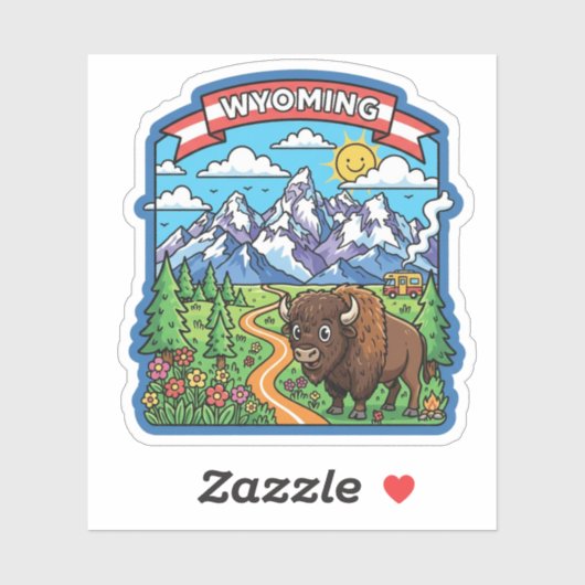 Wyoming Travel シール (シート)