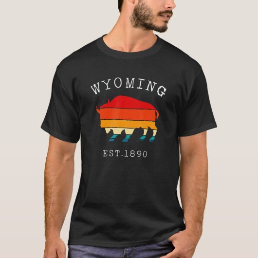 Wyoming Wyoming Pride Wyoming Native Tシャツ (正面)