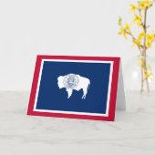 Wyomingite Flag, Flag of Wyoming カード (黄色い花)