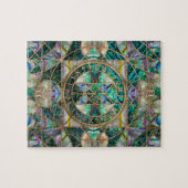 Wyrdのくもの巣運命-アワビの貝のマトリックス ジグソーパズル (横)