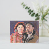 Wyspianski, The Artist and his Wife, 1904 ポストカード (スタンド正面)