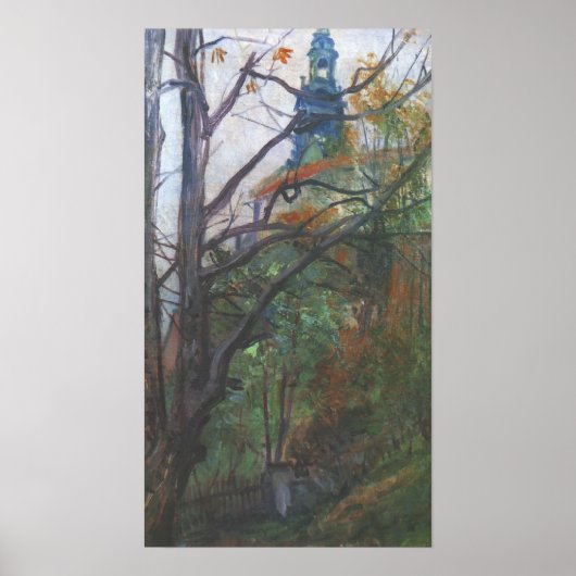 Wyspianski, View of Vavel, 1894 ポスター (正面)