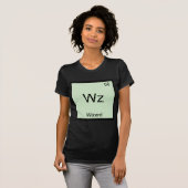 Wz - ウィザード おもしろ 元素記号 Tシャツ (正面フル)