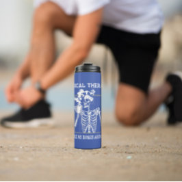 Xおもしろい線カスタマイズ医療セラピスト タンブラー