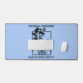 Xおもしろい線カスタマイズ医療セラピスト デスクマット (キーボード&マウス)