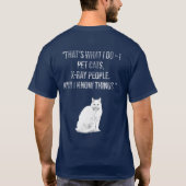 Xおもしろい線技術 Tシャツ (裏面)