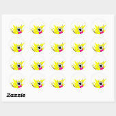 XからYへ全てのものミームシール ラウンドシール (シート)