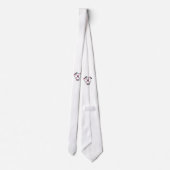 Xが地点を示す ネクタイ (裏面)