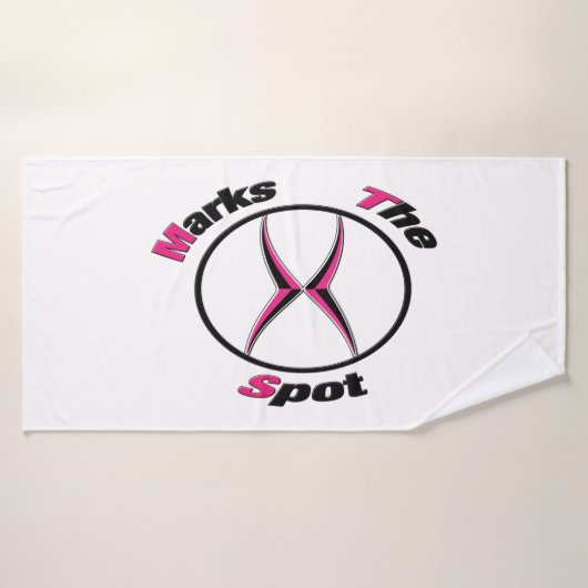 Xが地点を示す バスタオル (バスタオル)