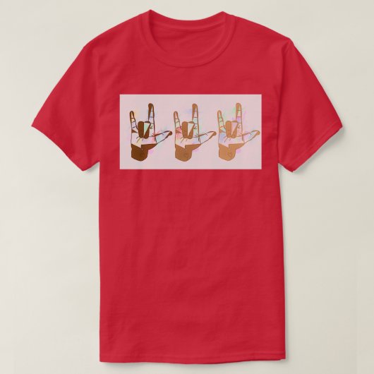 Xが大好き Tシャツ (デザイン正面)