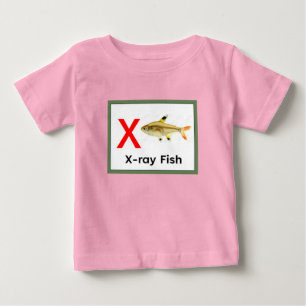 XがX線魚用 ベビーTシャツ