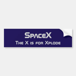 XがXplode用の宇宙 バンパーステッカー