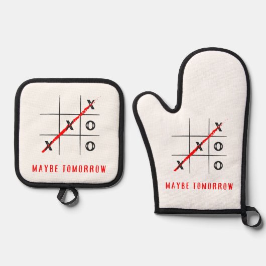 XとO多分明日 鍋つかみ&鍋敷きセット (正面)