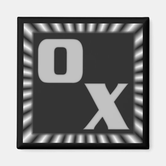 XとO マグネット (正面)