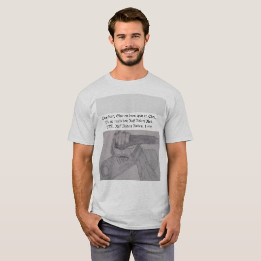 Xにラフ・ライダース敬礼とマイク Tシャツ (正面フル)