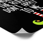 Xにルールが当てはまらない最年少の小妖精や小人 ポスター (角)