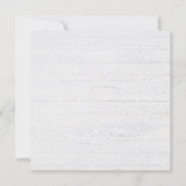 Xのイニシャルと苗字のモノグラム ノートカード (裏面)