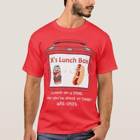 Xの昼食のTシャツ Tシャツ (正面)