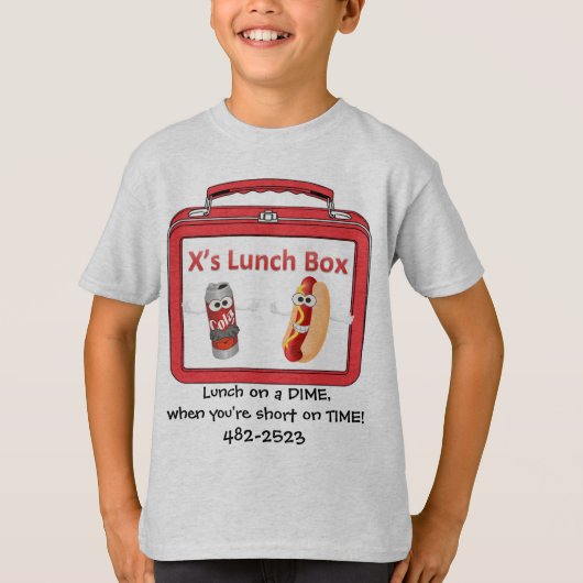 Xの昼食のTシャツ Tシャツ (正面)