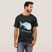 Xはエックス線の魚 Tシャツ (正面フル)