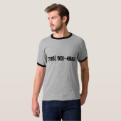 # xは世界のTシャツを食べます(灰色か黒) Tシャツ (正面フル)