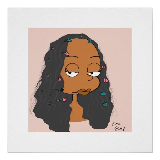 Xをテーブルの席に着ける ポスター (正面)