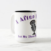 Xアフターポッドキャスト ツートーンマグカップ (正面左)