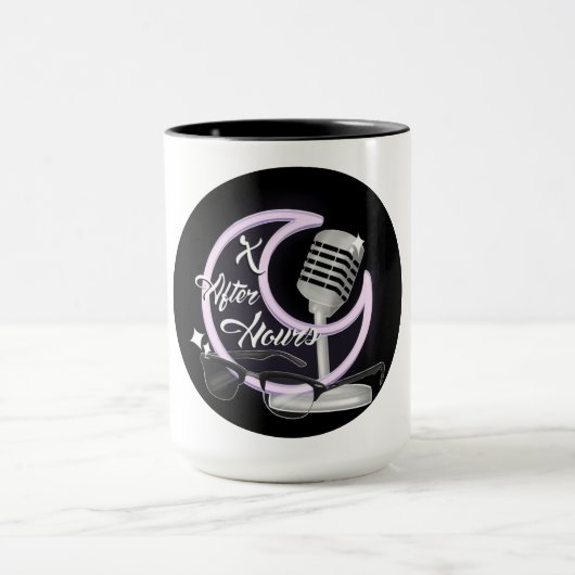 Xアフターポッドキャスト マグカップ (中央)