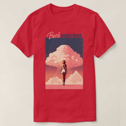 xオッペンハイマーバーベンハイマーレトロ tシャツ (デザイン正面)