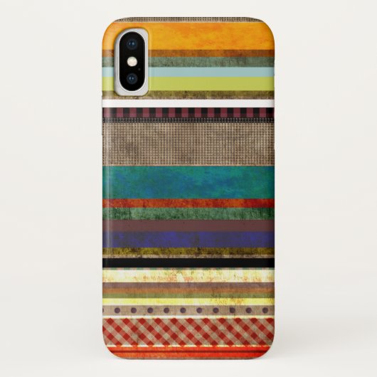 Xグランギーストライプのアート Case-Mate iPhoneケース (裏面)