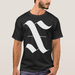 Xゴシック様式モノグラム Tシャツ