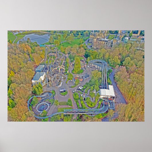 Xセクタードローン |アルトンタワーズリゾート ポスター (正面)