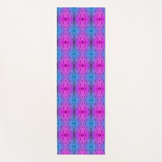 Xツリーイカットマイアミ ヨガマット (正面)