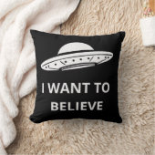 Xファイル I Want To Believe 90年代 レトロ エイリアン UFO クッション (ブランケット)