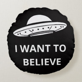 Xファイル I Want To Believe 90年代 レトロ エイリアン UFO ラウンドクッション