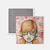 Xヘッド マグネット (正面/裏面)