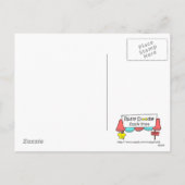 Xマスおもしろいはがき:サンタが仕事について文句を言う シーズンポストカード (裏面)