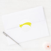 xマス星 – 下り星 ラウンドシール (封筒)