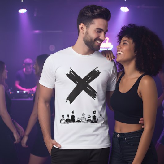 Xマーク ステートメントTシャツ Tシャツ
