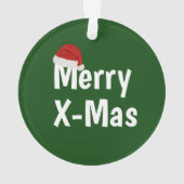 Xメリーマス オーナメント (裏面)