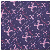 Xモノグラムと名パーソナライズされた称柳織物 ファブリック (見本)