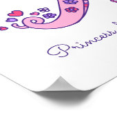 Xモノグラムアートソチトル女の子の名前の意味ポスター ポスター (角)