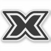 Xモノグラム シール (正面)