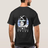 Xレーサーレトロティー – ヴィンテージ速度、タイムレスクール Tシャツ (裏面)