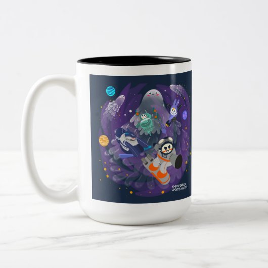 Xワールドチーム319-20250221コーヒーカップ ツートーンマグカップ (左)