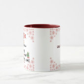 X世代の祖父母保の60年代以降のクリスマス素晴らしい マグカップ (中央)