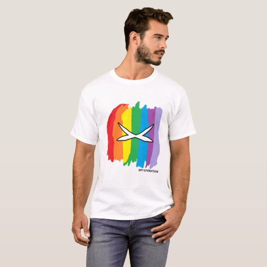 X世代のTシャツ Tシャツ (正面フル)